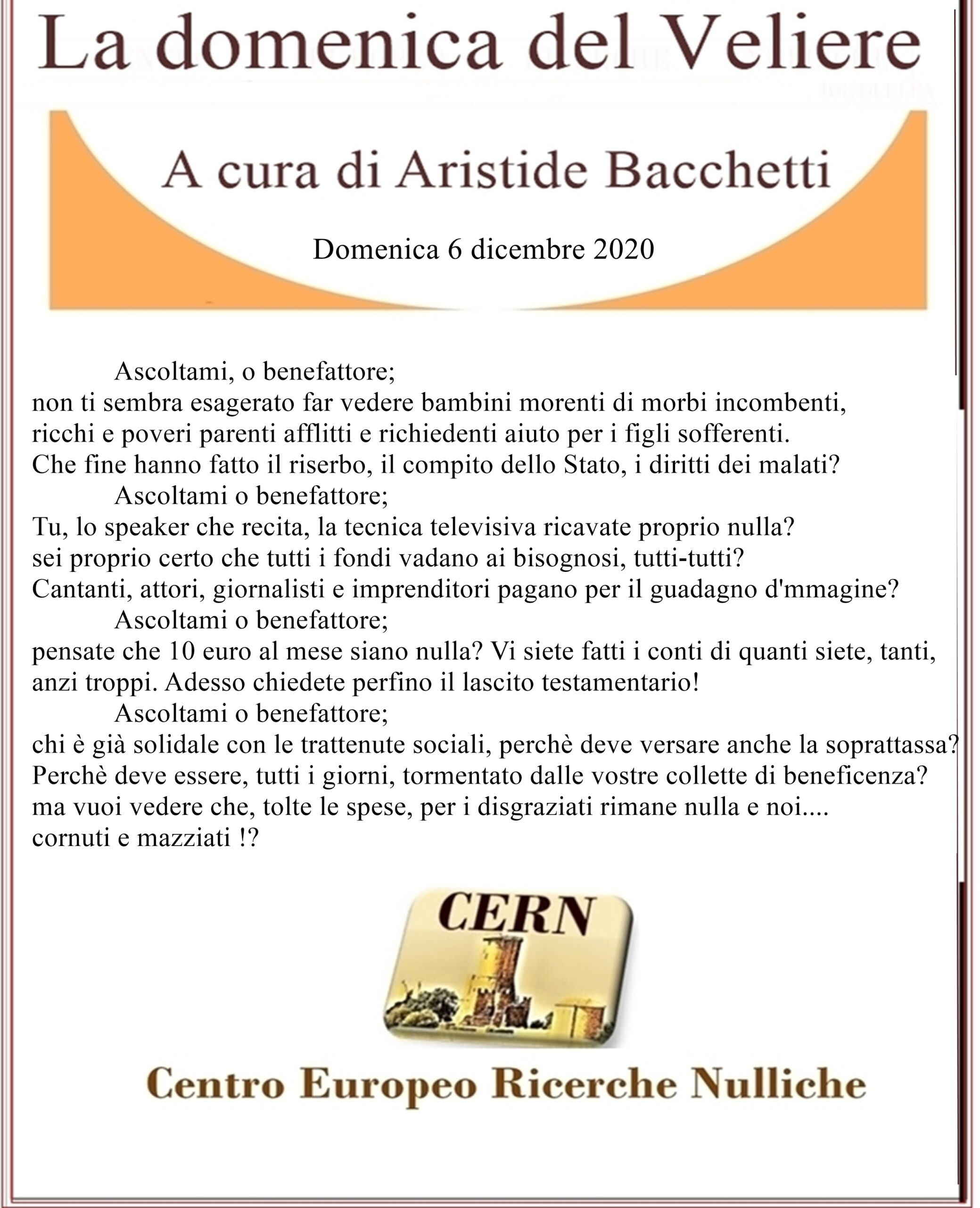 fate la carità